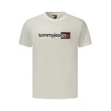 TOMMY HILFIGER Ανδρικό Κοντομάνικο T-Shirt Λευκό, DM0DM23406