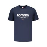 TOMMY HILFIGER Ανδρικό Κοντομάνικο T-Shirt Μπλε, DM0DM23376