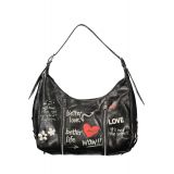 DESIGUAL Γυναικεία Μαύρη Maxi Τσάντα WOW HEAVEN 26WAXPA3