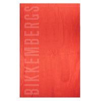 BIKKEMBERGS Πετσέτα Θαλάσσης Κόκκινη 90 x 168 cm, BKK26MTW02F