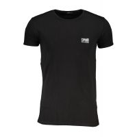 CAVALLI CLASS Ανδρικό Κοντομάνικο T-shirt με Λογότυπο Μαύρο, QXO03AJD003