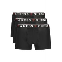 GUESS JEANS Ανδρικά Μπόξερ 3 Τεμαχίων U97G01KCD31 Μαύρα