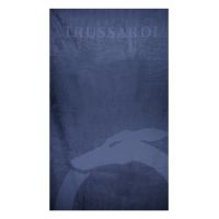 TRUSSARDI Ανδρική Πετσέτα Θαλάσσης Μπλε, 88 x 190 cm, TRU2MTW01