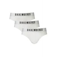 BIKKEMBERGS Ανδρικά Σλιπ 3-Pack Λευκά BKK1USP10TR