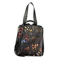 DESIGUAL Γυναικείο Μαύρο Mini Σακίδιο Πλάτης Notus Print Sumy 26WAKP25