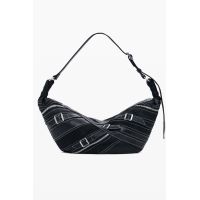DESIGUAL Γυναικεία Μαύρη Τσάντα Ώμου Fibonacci Munster 2.0 25WAKP73