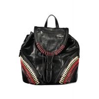 DESIGUAL Γυναικείο Μαύρο Σακίδιο Πλάτης 26WAKP01