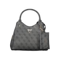 GUESS JEANS γυναικεία μαύρη τσάντα Lorella Logo SG248422