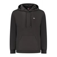 TOMMY HILFIGER Ανδρική Μαύρη Ζακέτα Φούτερ με Κουκούλα DM0DM20742
