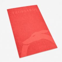TRUSSARDI Γυναικεία Πετσέτα Θαλάσσης TRU2MTW01F_RO11RED Κόκκινη 88x190 cm