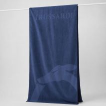 TRUSSARDI Ανδρική Πετσέτα Θαλάσσης Μπλε, 88 x 190 cm, TRU2MTW01