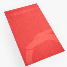 TRUSSARDI Γυναικεία Πετσέτα Θαλάσσης TRU2MTW01F_RO11RED Κόκκινη 88x190 cm