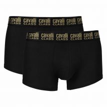 CAVALLI CLASS Ανδρικά  Μπόξερ Σετ 2 Τεμαχίων Μαύρο QXO01FJD003