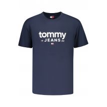 TOMMY HILFIGER Ανδρικό Κοντομάνικο T-Shirt Μπλε, DM0DM23376