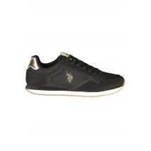 U.S. POLO ASSN. Γυναικεία Μαύρα Sneakers HAPPY004W6NH1