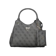 GUESS JEANS γυναικεία μαύρη τσάντα Lorella Logo SG248422