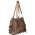 DESIGUAL Γυναικεία Καφέ Τσάντα LANUZA NEW HALF LOGO 26WAXPAF