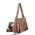 DESIGUAL γυναικεία καφέ τσάντα Half Venecia 4.0 26WAXPAG