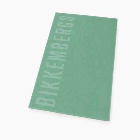 BIKKEMBERGS Πετσέτα Θαλάσσης Πράσινη mint, 90×168 cm BKK26MTW02F