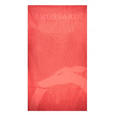 TRUSSARDI Γυναικεία Πετσέτα Θαλάσσης TRU2MTW01F_RO11RED Κόκκινη 88x190 cm