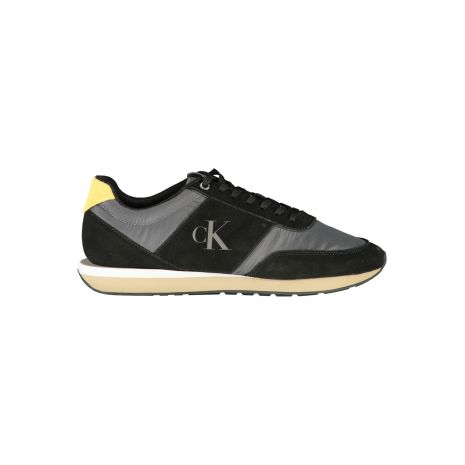 CALVIN KLEIN Ανδρικά μαύρα sneakers HM0HM02212