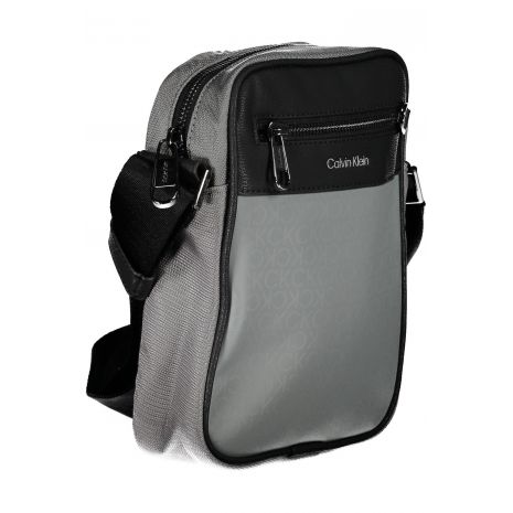 CALVIN KLEIN Ανδρική Τσάντα Ώμου Γκρι  K50K510566