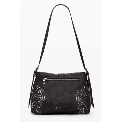 DESIGUAL γυναικεία καφέ τσάντα Poker Face Posadas 25WAXP34