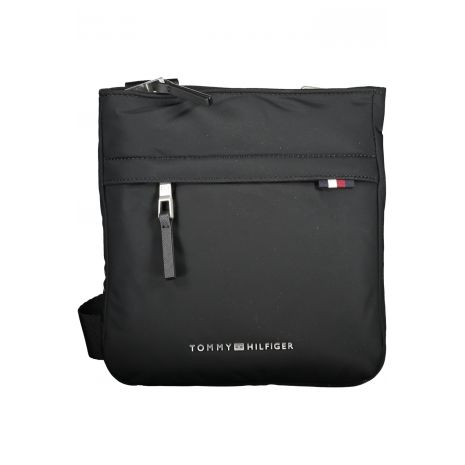 TOMMY HILFIGER Ανδρική Τσάντα Ώμου Μαύρη AM0AM12216