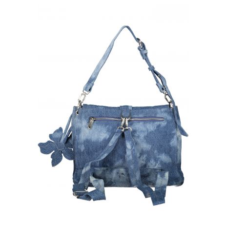 DESIGUAL γυναικεία τσάντα Posadas Denim Curio Μπλε 26WAKD07