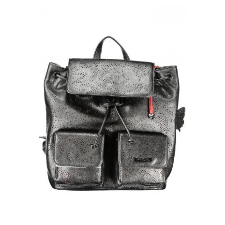 DESIGUAL γυναικείο σακίδιο πλάτης Paladio Prisma Mini μαύρο 26SAKP30