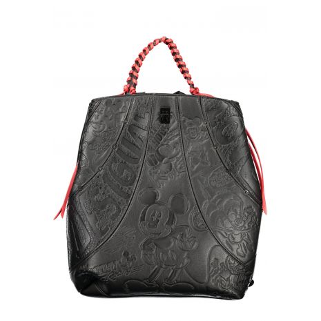 DESIGUAL Γυναικείο Μαύρο Σακίδιο Πλάτης Mickey Sumy 26WAKP03