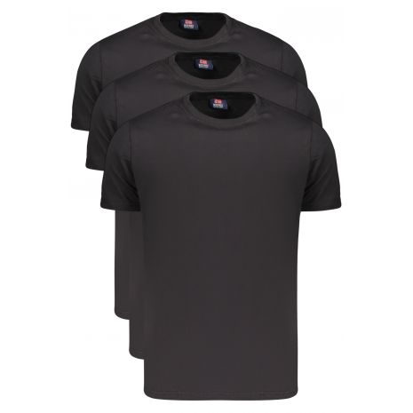 NORWAY 1963 Ανδρικό T-Shirt Σετ 3 Τεμαχίων Μαύρο 866000