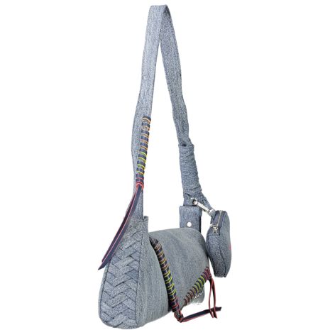 DESIGUAL Γυναικεία Τσάντα Ώμου Torio Altadena Denim Γαλάζια 26SAXD32