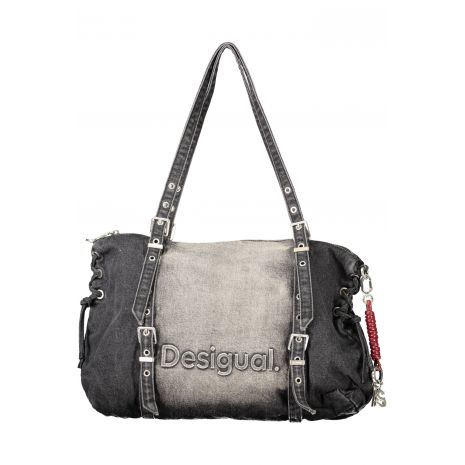 DESIGUAL γυναικεία μαύρη τσάντα 26WAXD06