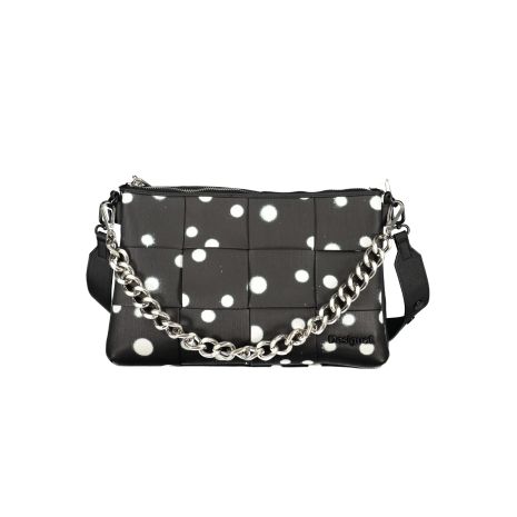 DESIGUAL Γυναικεία Μαύρη Πουά Τσάντα 24SAXP10