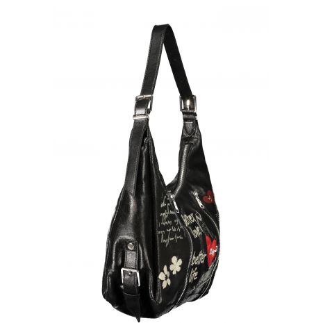 DESIGUAL Γυναικεία Μαύρη Maxi Τσάντα WOW HEAVEN 26WAXPA3