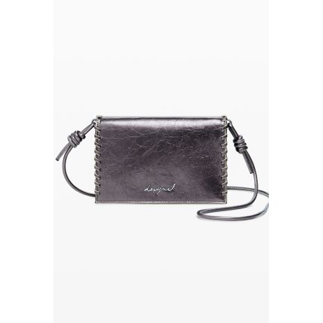 DESIGUAL Γυναικείο Πορτοφόλι Matilda Tiny Zip Capsule Μπρονζέ 25WAYP40