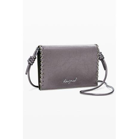 DESIGUAL Γυναικείο Πορτοφόλι Matilda Tiny Zip Capsule Μπρονζέ 25WAYP40