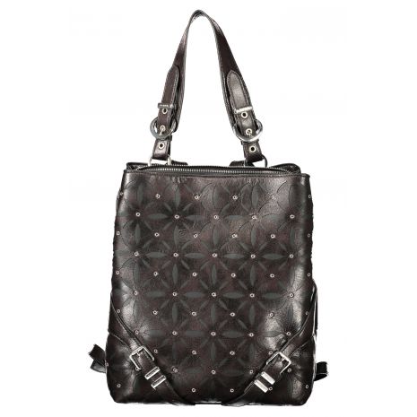 DESIGUAL γυναικείο μαύρο σακίδιο πλάτης Coriolis Sumy Straight 26WAKP20