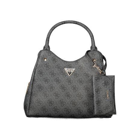 GUESS JEANS γυναικεία μαύρη τσάντα Lorella Logo SG248422