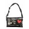 DESIGUAL γυναικεία μαύρη τσάντα WOW MURANO 26WAXP39